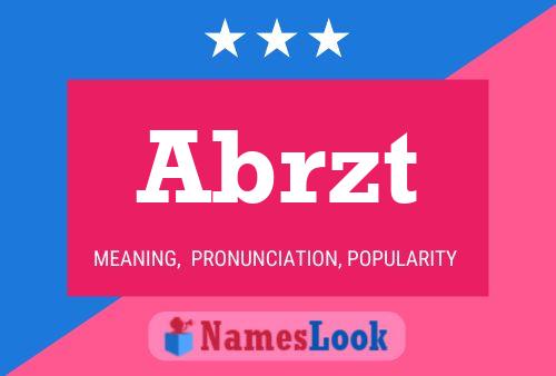 ملصق اسم Abrzt