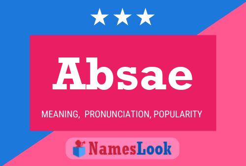 ملصق اسم Absae