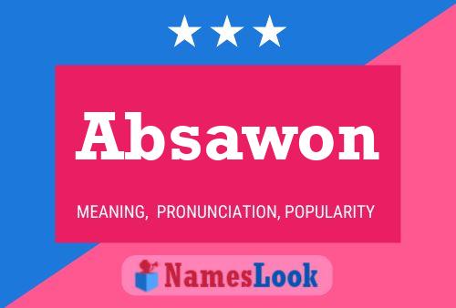 ملصق اسم Absawon