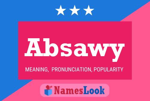 ملصق اسم Absawy