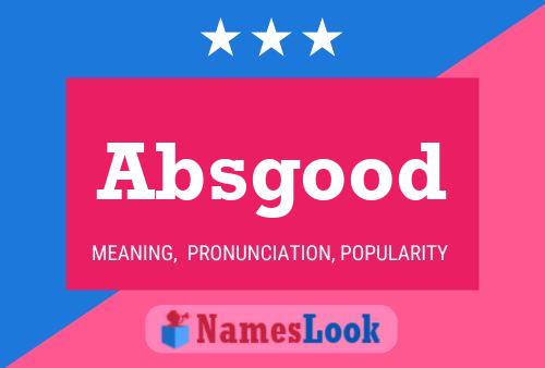 ملصق اسم Absgood