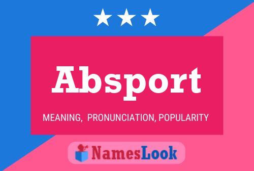 ملصق اسم Absport