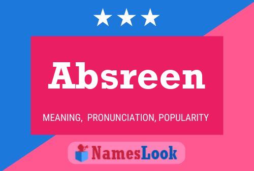 ملصق اسم Absreen