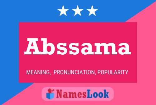 ملصق اسم Abssama