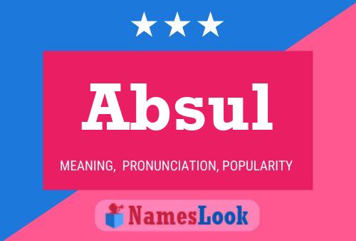 ملصق اسم Absul