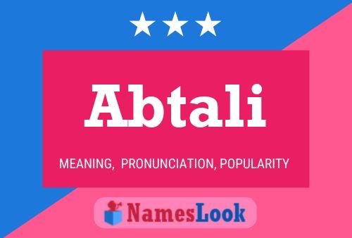 ملصق اسم Abtali