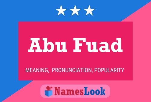 ملصق اسم Abu Fuad