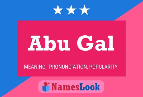 ملصق اسم Abu Gal