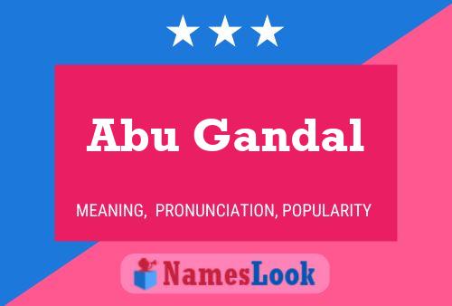 ملصق اسم Abu Gandal