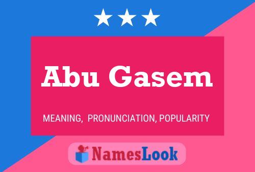 ملصق اسم Abu Gasem