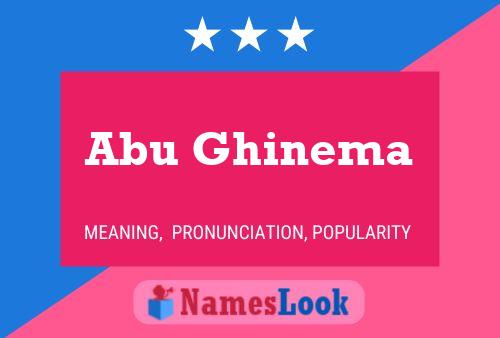 ملصق اسم Abu Ghinema