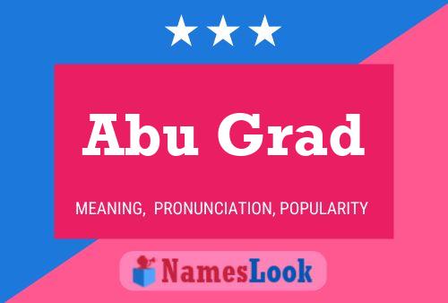 ملصق اسم Abu Grad