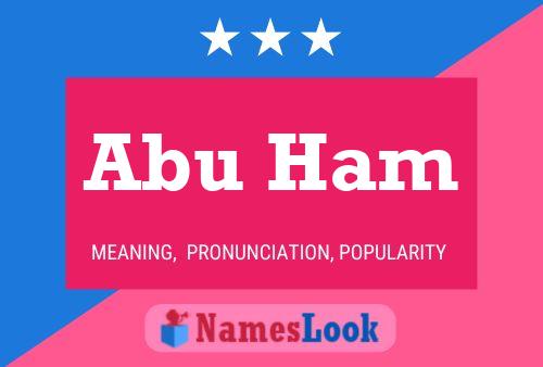 ملصق اسم Abu Ham