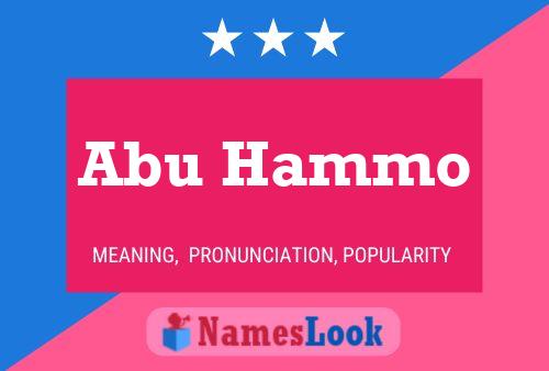 ملصق اسم Abu Hammo