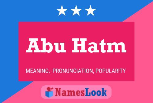 ملصق اسم Abu Hatm