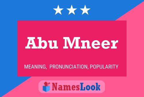 ملصق اسم Abu Mneer