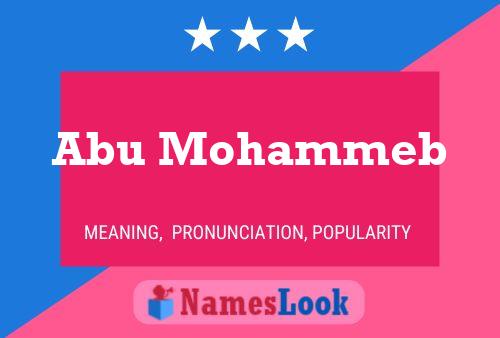 ملصق اسم Abu Mohammeb