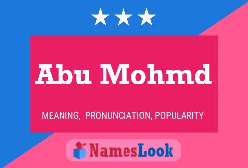 ملصق اسم Abu Mohmd