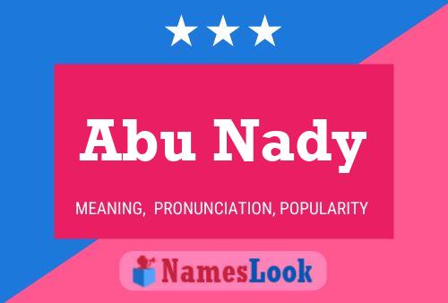 ملصق اسم Abu Nady