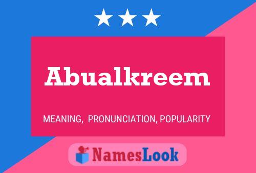 ملصق اسم Abualkreem