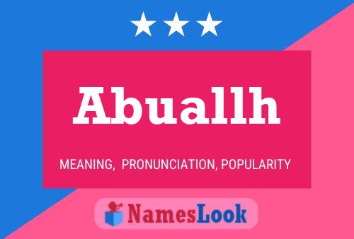 ملصق اسم Abuallh