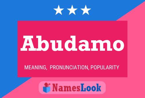 ملصق اسم Abudamo