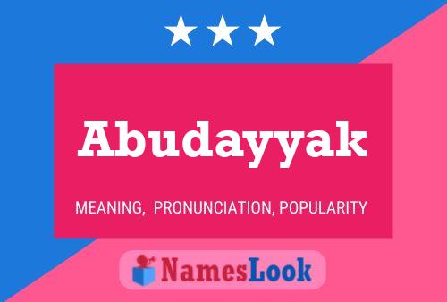 ملصق اسم Abudayyak