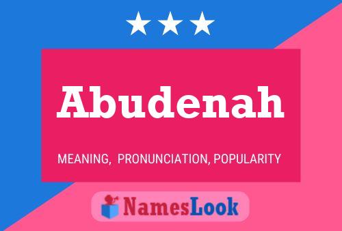 ملصق اسم Abudenah