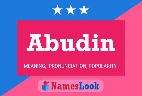 ملصق اسم Abudin