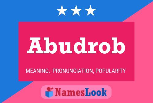 ملصق اسم Abudrob