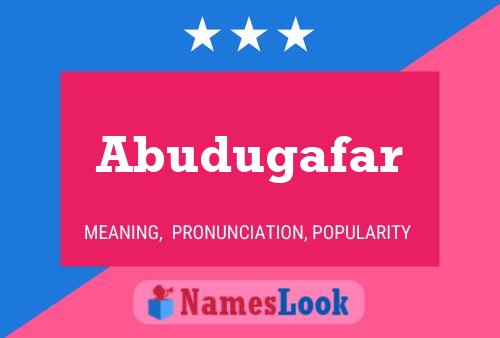 ملصق اسم Abudugafar