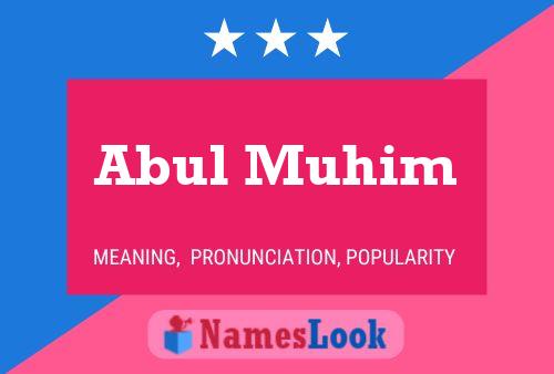 ملصق اسم Abul Muhim