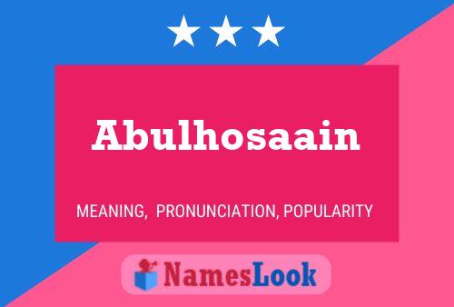 ملصق اسم Abulhosaain