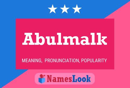 ملصق اسم Abulmalk