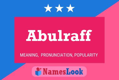 ملصق اسم Abulraff