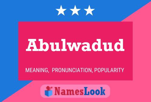 ملصق اسم Abulwadud