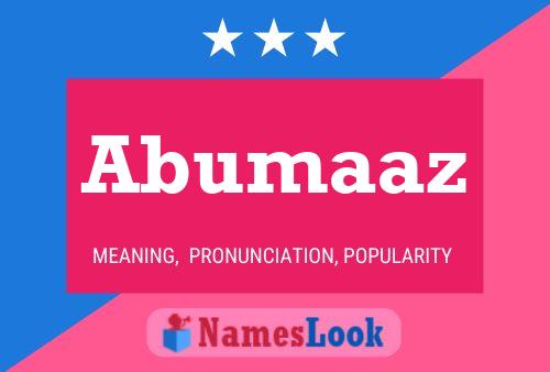 ملصق اسم Abumaaz