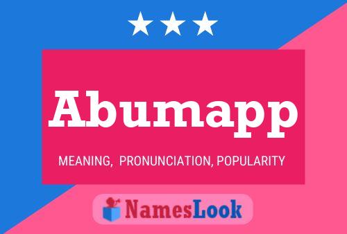 ملصق اسم Abumapp