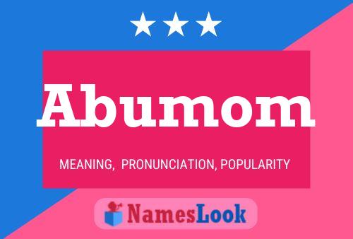 ملصق اسم Abumom