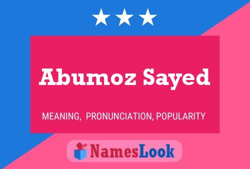 ملصق اسم Abumoz Sayed