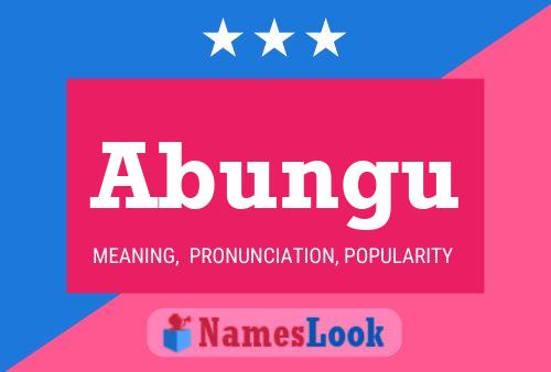 ملصق اسم Abungu