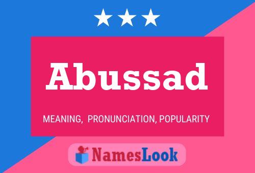 ملصق اسم Abussad