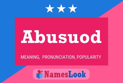 ملصق اسم Abusuod