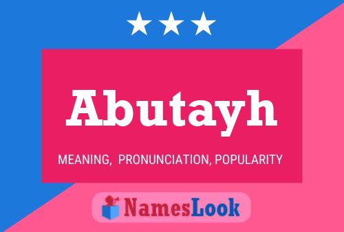 ملصق اسم Abutayh