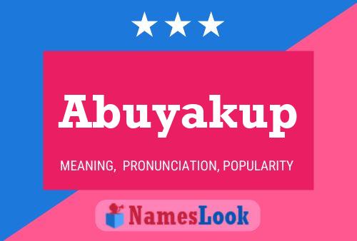 ملصق اسم Abuyakup