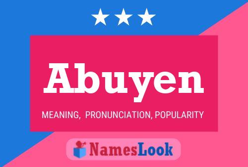 ملصق اسم Abuyen