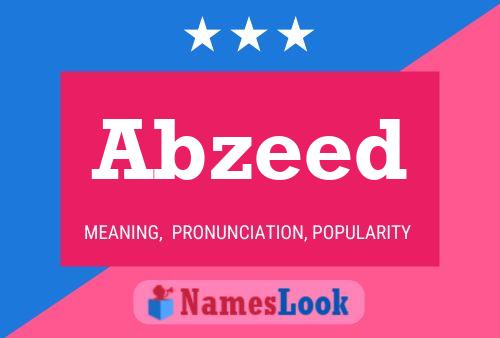 ملصق اسم Abzeed