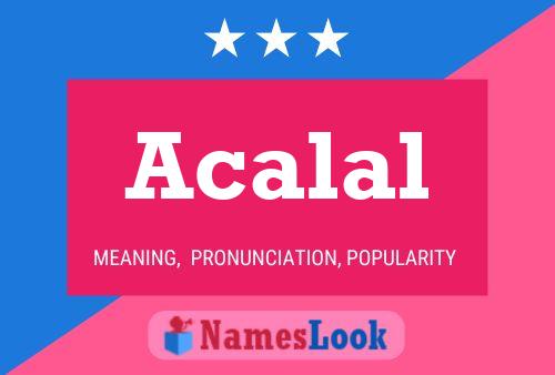 ملصق اسم Acalal