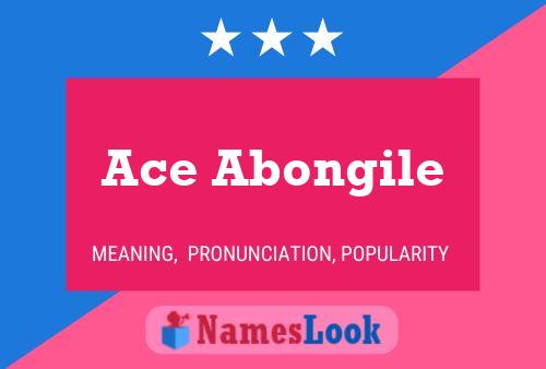 ملصق اسم Ace Abongile