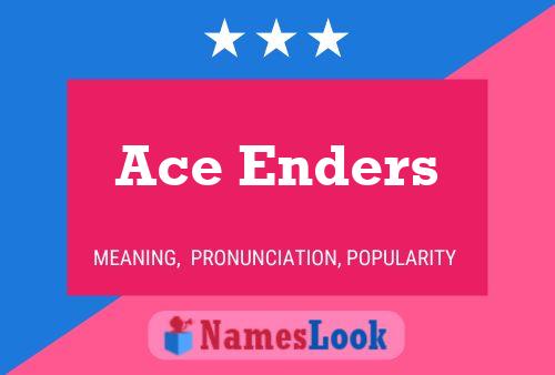 ملصق اسم Ace Enders